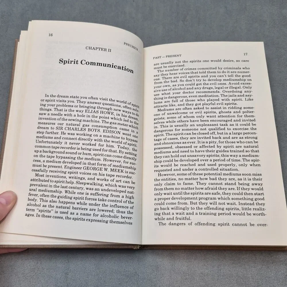 The Psychic by Vernon Overlee 1983 HC Henry Drummond Mediumship SIGNED